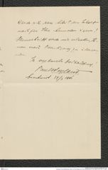 Nachlass Franz Steindachner, Brief von Paul Weyland an Franz Steindachner (21.02.1906), Inv.Nr. 591.01, Seite 3